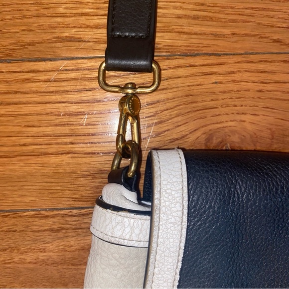 Marc by Marc Jacob’s Leather crossbody handbag Purse Preowned black & white - Picture 4 of 14